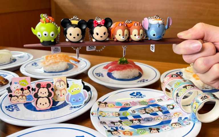 迪士尼Tsum Tsum扭蛋大軍進攻藏壽司　PAGEBOY攜手waku waku服飾、餐飲首聯名