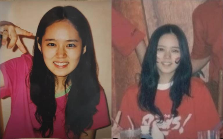韓佳人學生時期照片曝光　20年後回母校自爆戀愛往事