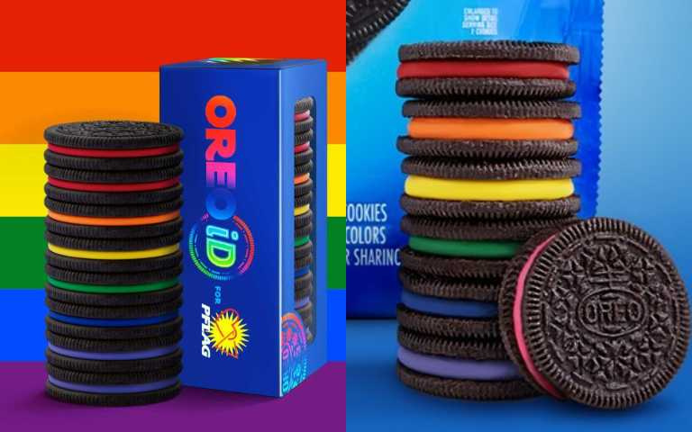 這不是P圖!7種不同顏色的「彩虹OREO」,限量3000盒夢幻上市!