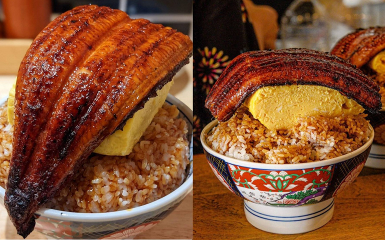 溢出碗公啦!大份量「巨型鰻玉丼」世紀滿足,搭配「超肥玉子燒」根本雙重享受!