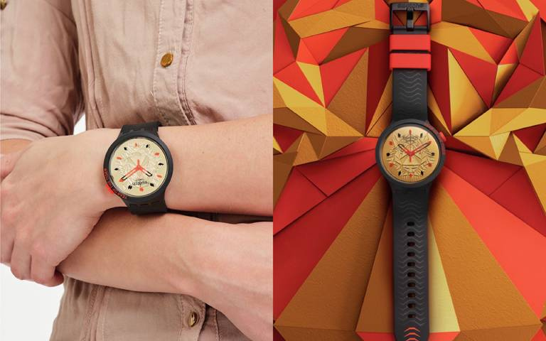 虎年開春大展王者霸氣!SWATCH「Tiger Power」生肖限量時計,47mm超狂錶頭如虎添翼