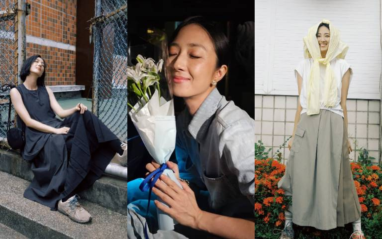 桂綸鎂也學GD綁頭巾？金馬影后大秀俏皮萌心！私服3招穿出高級大女主氣場