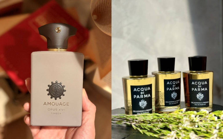 「這瓶木質香不一樣」！AMOUAGE重現靜謐巨杉林意象、Acqua di Parma把茉莉變成中性香、嬌蘭用岩蘭草描繪叢林破曉清新氣息、Diptyque以孔雀羽毛作為發想