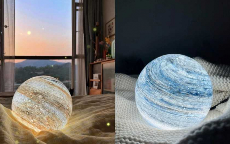 美炸「星球小夜燈」只要幾百元就能入手!房間一秒就能氣氛爆棚