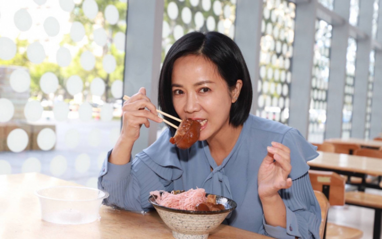 陳仙梅車禍嚇到失眠　吃豬腳麵線去霉運