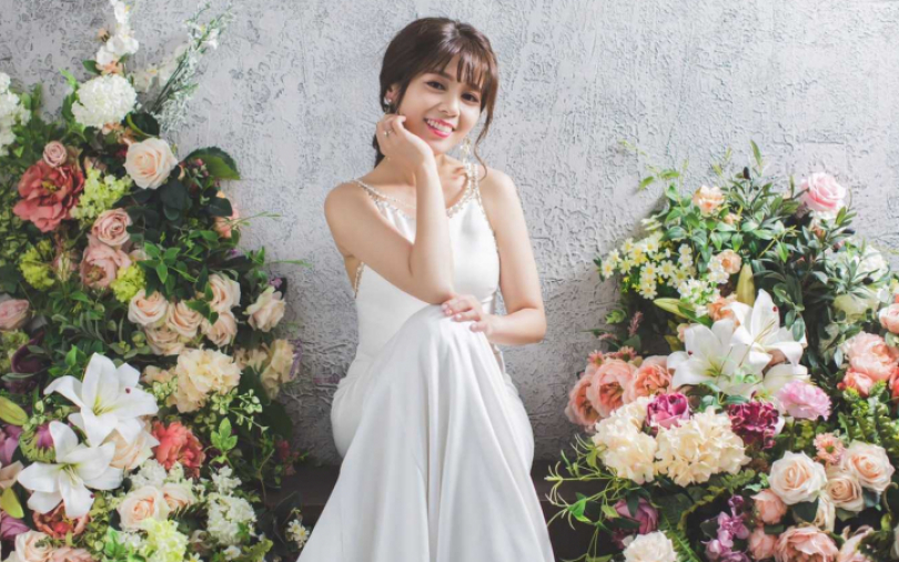 主播陳諺瑩婚紗照曝光！　自曝對未婚夫第一印象「不怎麼樣」