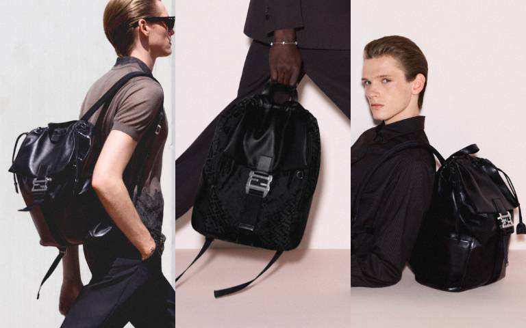 FENDI Flux背包、都會型男的時尚門票！機能、容量、顏值全滿分，根本行走的高級感