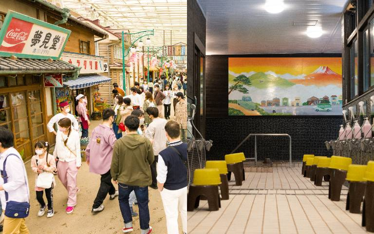 復古風吹起來!遊樂園打造「昭和時期」懷舊場景,一秒掉進時光隧道!