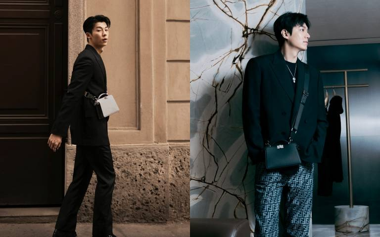 今年春夏男生也流行背「小包」？FENDI『Peekaboo ISeeU XCross』夯到連兩大男神李敏鎬、許光漢都搶背！