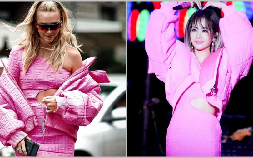 蔡依林撞衫眨眼鞋部落客Chiara Ferragni，露腰露腿身材大勝