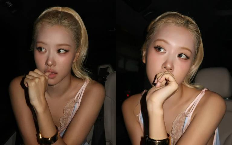 ROSÉ 「無鼻樑寶寶妝」爆紅！超適合長臉、塌鼻樑女生，「橫向鼻影」畫法擁有純欲童顏感