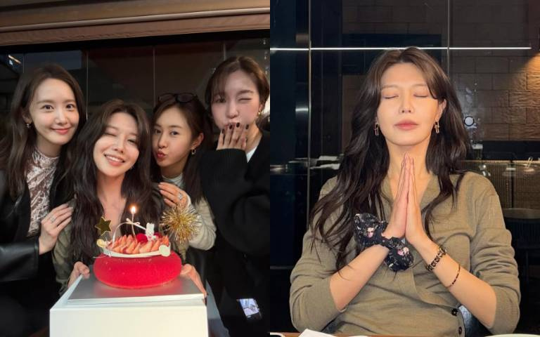 少女時代合體為秀英36歲慶生！潤娥、俞利、Tiffany三女神簇擁唱生日歌，超越18年的閨蜜情太浪漫