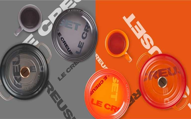 好想入手「火焰橘」!法國百年精品鍋具 新品大玩經典Logo風