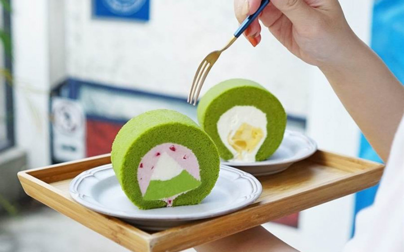 親愛的，我把富士山包進生乳捲了！超Q霜淇淋、甜點專賣店　好吃好拍網美最愛