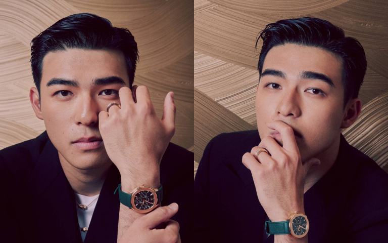 跑完瑞士跑香港，陳昊森戴230萬名錶現身伯爵旗艦店開幕