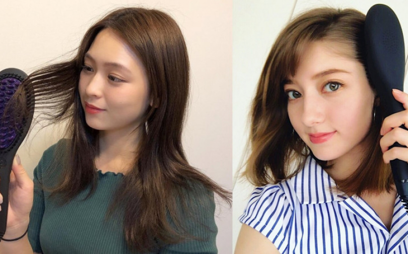 櫻花妹只搶這把直髮梳！　自然捲人、手殘人專用的整髮救星台灣終於買到了