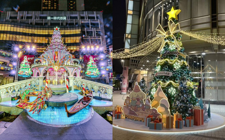 今年耶誕必拍！水都威尼斯超夢幻、布丁狗耶誕樹萌度爆表、信義區華麗列車開跑