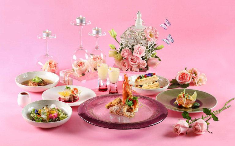 心花朵朵開！春暖花開的季節　約他一起品嘗花漾晚餐、午茶派對吧