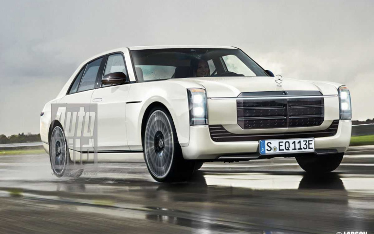 「電動」車當道!Mercedes-Benz W114如果變成這樣!真的好看極了~
