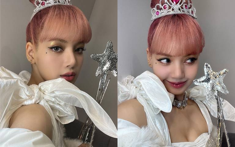 超萌「人間芭比」已融化!BLACKPINK Lisa俏麗化身冰雪精靈,甜推歌迷《MONEY》聖誕版