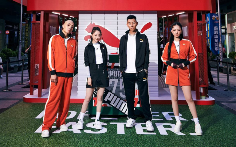 《PUMA 75TH F.F.F特展》盛大揭幕!找來瘦子E.SO、吳卓源、謝欣穎、黃宣共同站台,4人粉絲擠爆信義商圈!