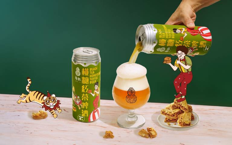 椪糖紅茶尬啤酒?臺虎 ⨉ 有飲推微醺茶啤酒限量開賣!