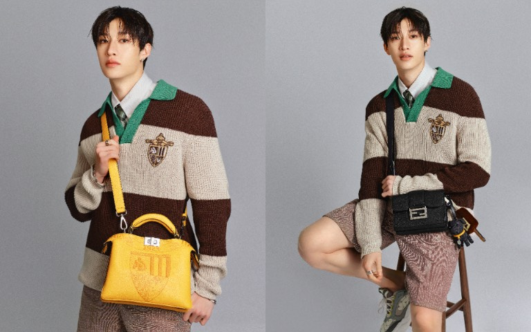 FENDI新任品牌大使出爐!STRAY KIDS隊長BANG CHAN 形象照曝光、時髦風格帥出新高度…隱藏版花絮照表情太可愛