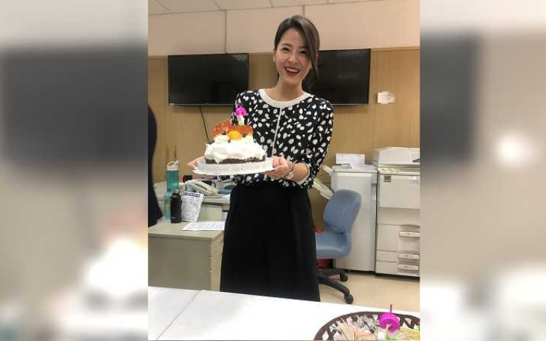 蘇晏霈生日遇疫情宅在家 爸媽暖心駕車北上看愛女