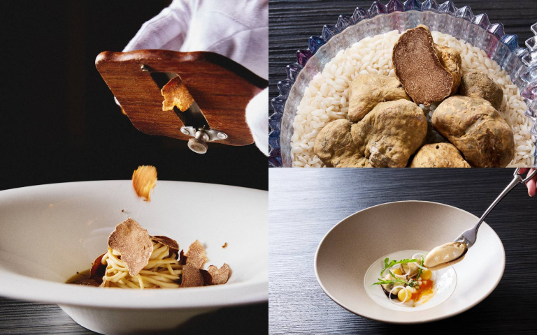 三二行館推出阿爾巴白松露秋季饗宴　以海味啟程品味北投秋意