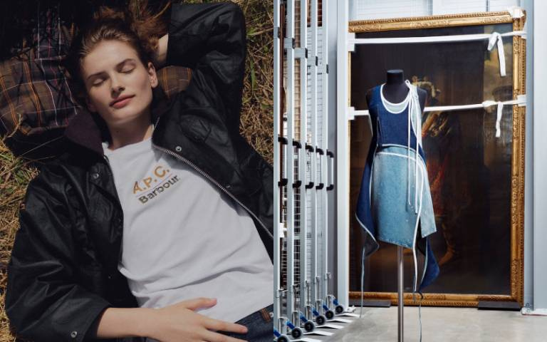 Barbour × A.P.C.復古油布外套帥翻、Acne Studios把牛仔褲玩出錯視魔法！時尚圈聯名越玩越狂