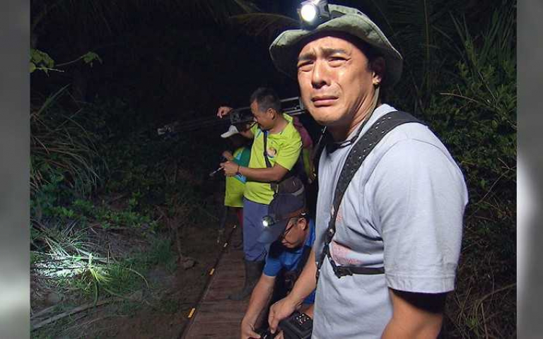 竇智孔外景遇「冷血動物」天敵 為珍貴畫面強裝鎮定