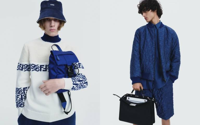 透明撞色厚底鞋、大理石紋硬殼包、Logo印花襯衫...FENDI 冬季男裝系列是充滿玩心的大男孩