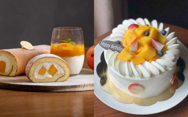 酒店推3款芒果系蛋糕!千層、生乳捲超爽口!7、8、9月壽星住房贈紅酒!