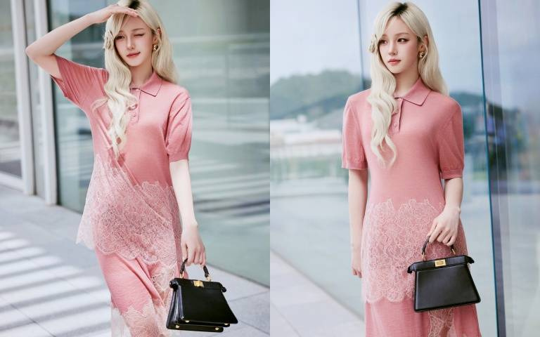 《快訊》I-DLE宋雨琦確定後天9/10來台！將現身台北101 FENDI BFF House ！還沒出發粉嫩穿搭已經上熱搜！