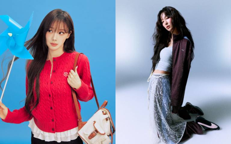 女團時髦教科書！瑟琪、Giselle示範春日「可鹽可甜」穿搭公式，亮點一次看