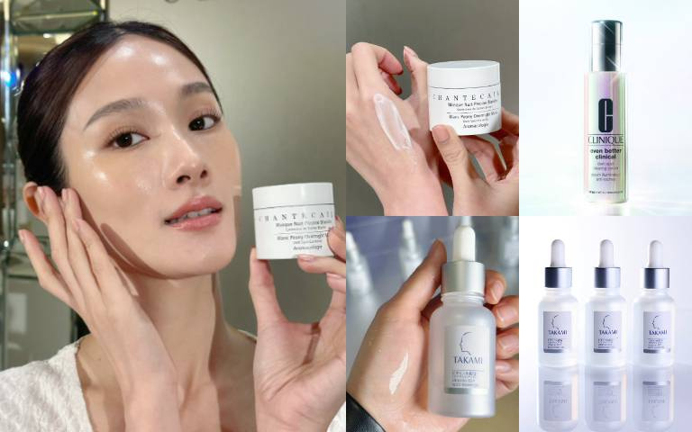 三款讓美白控也驚艷的新品登場！香緹卡水潤面膜、TAKAMI淡斑精華、倩碧淨白精華PRO，養出發光水嫩肌