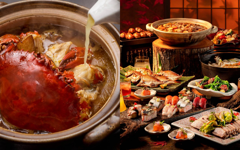 紅蟳、沙公肥美登場！中餐廳「玖尹」秋蟹盛宴登場、欣葉日本料理端出東北六縣旬味