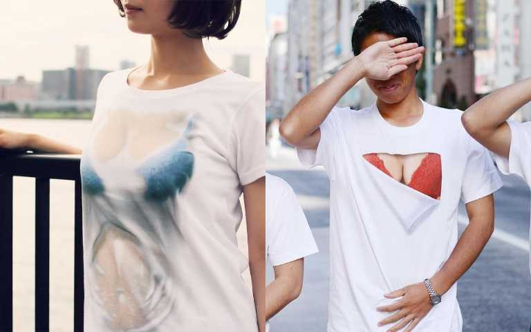秒升級F +!日品牌推超辣「豐胸T恤」,只要穿上就能擁有傲人胸圍!