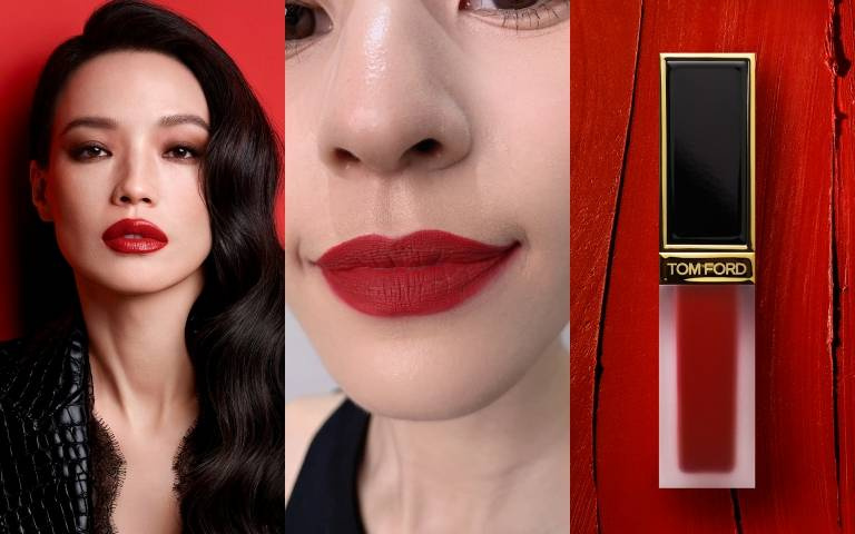 舒淇性感紅唇色號曝光！#Scarlet Rouge果然超有巨星氣勢！連同牌唇萃詢問度也超高！