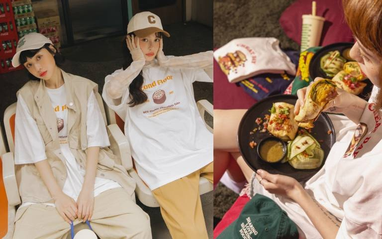 QUEEN SHOP x貳樓首度聯名!不但有超可愛的美式風T恤,竟然還推出好美味的限定捲餅!