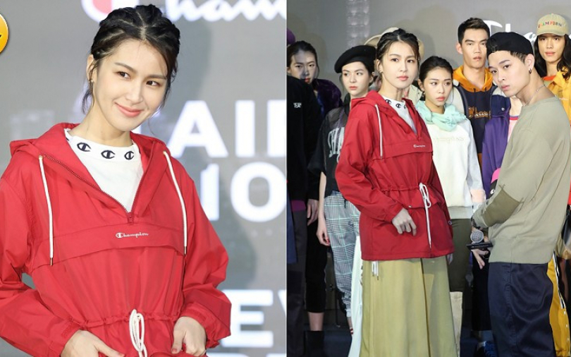 曾沛慈楓葉色上身 高爾宣現場熱唱站台潮牌開幕大秀