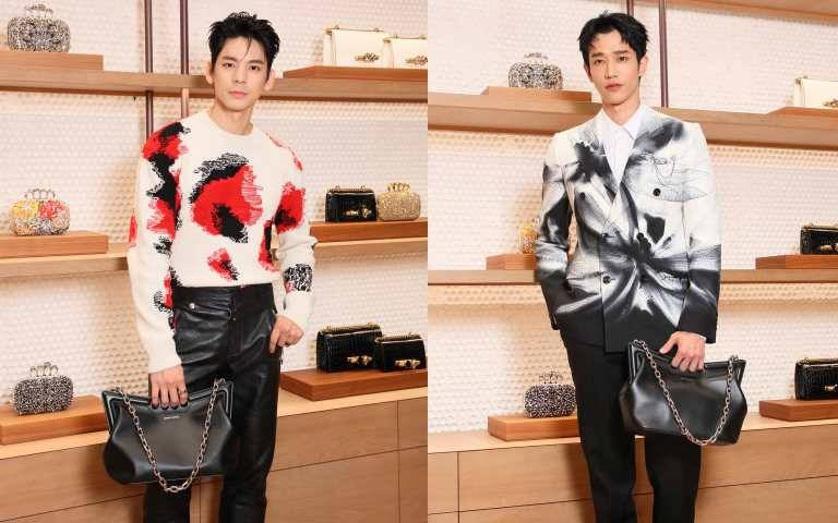 台灣兩大帥林柏宏、劉以豪都搶揹這款包！Alexander McQueen 「PEAK」手袋太搶手！