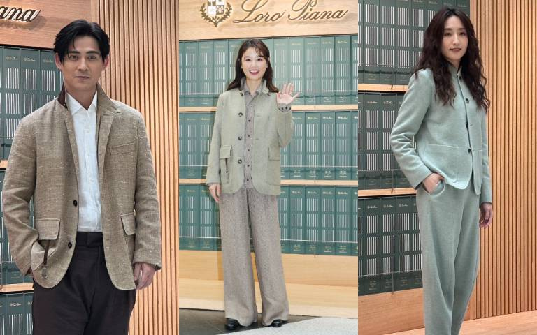 Loro Piana 100 Years限定店開幕星光熠熠!林心如精緻優雅、周渝民內斂時髦,柯佳嬿穿上Spagna外套幻想自己是「洪海仁」