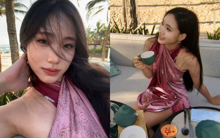 小S女兒Lily「絲巾裹胸」辣翻!海島度假美照吸萬人朝聖:17歲長這樣好扯