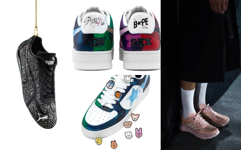 秋冬最狂聯名鞋清單：BAPE®攜手STRAY KIDS推聯名款、限量秒殺…Swarovski X PUMA超閃賽車鞋必收