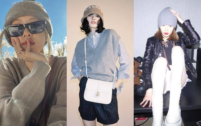 冬天就是「帽子」的季節！Jennie、Lisa、太妍、泫雅都是女孩必學的帽子穿搭教科書！