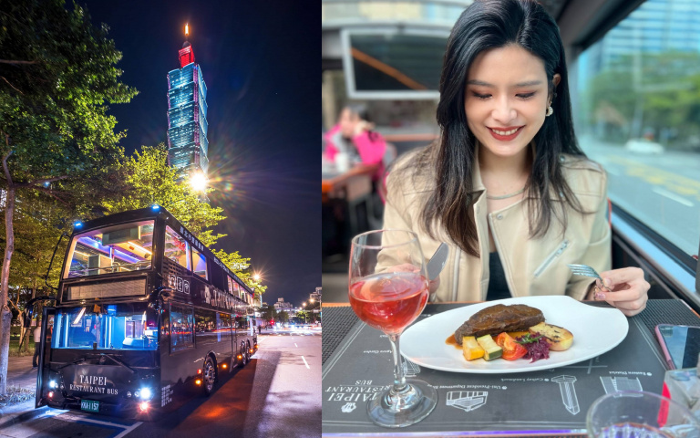 以台北城景佐餐 雙層餐車換菜色 星級飯店打造午茶、晚宴美饌