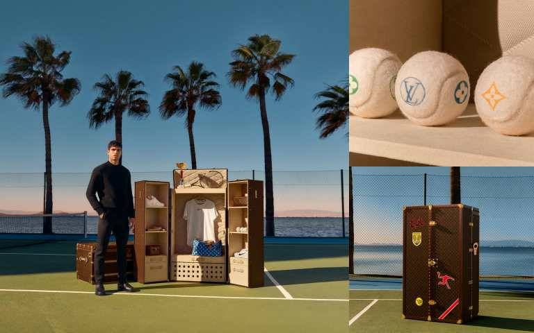 超奢華行李箱報到！路易威登與網球冠軍Carlos Alcaraz推出全新 Malle Vestiaire 衣櫥行李箱！