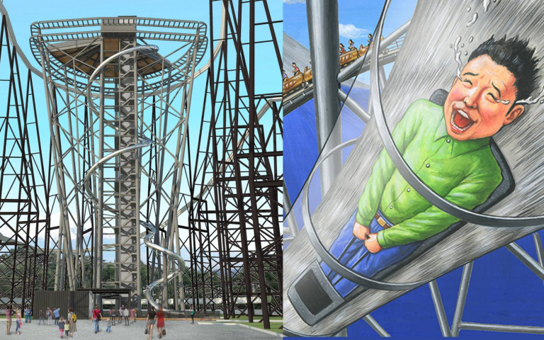 體驗20秒俯衝的高速快感!富士急樂園55公尺「FUJIYAMA SLIDER」高空滑梯
