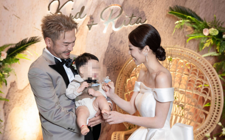 KID婚禮木木當花童　新郎服裝連結好友「小鬼」有洋蔥